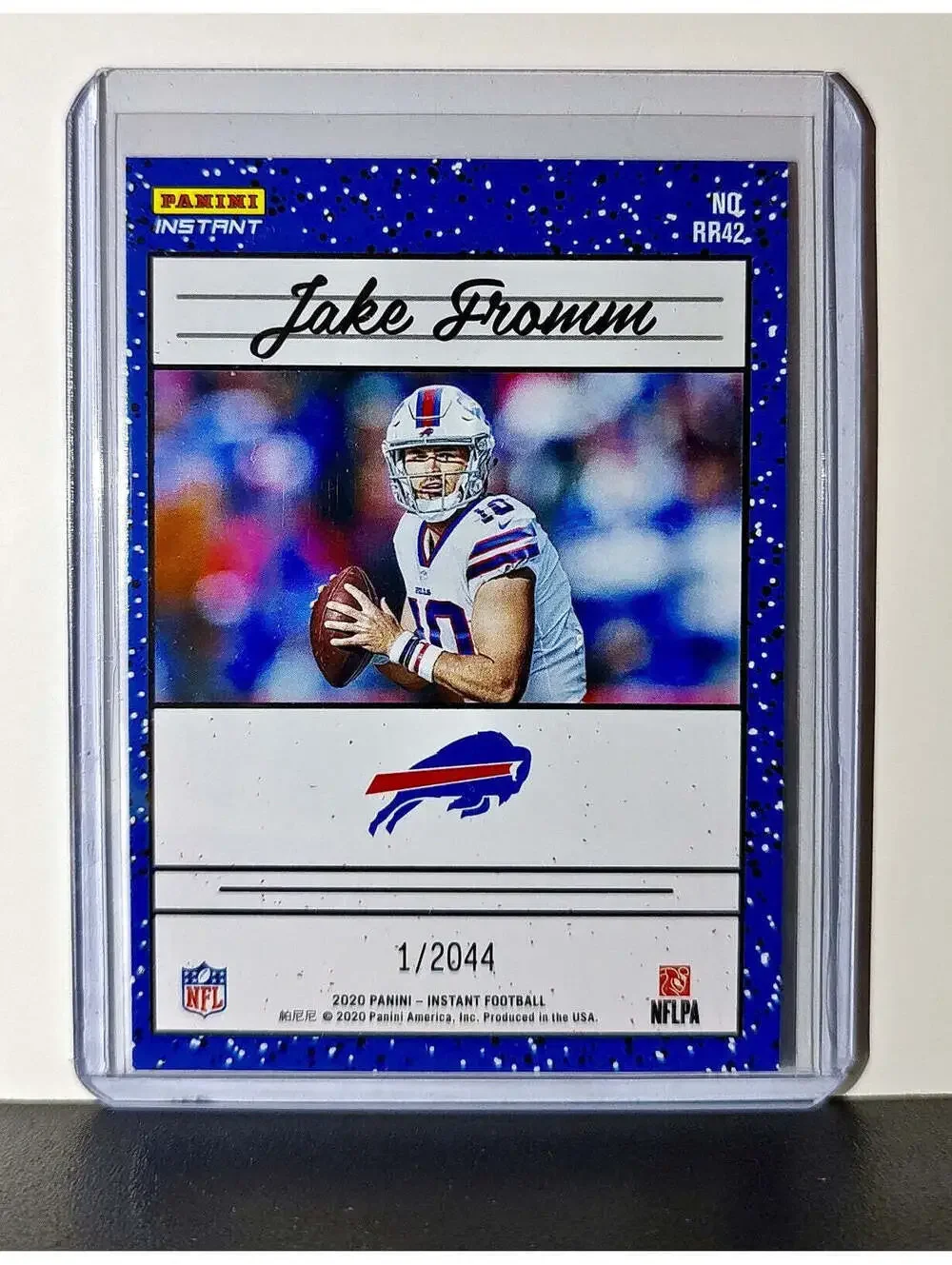 Jake Fromm Rookie 2020 Panini NFL #42 Rated Rookie Card Buffalo Bills